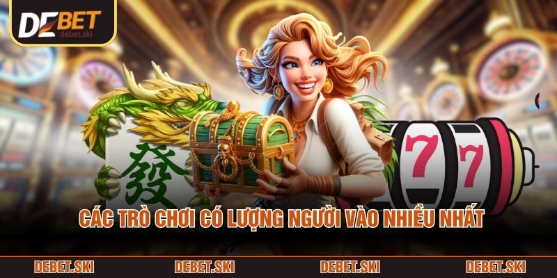 Các trò chơi có lượng người vào nhiều nhất